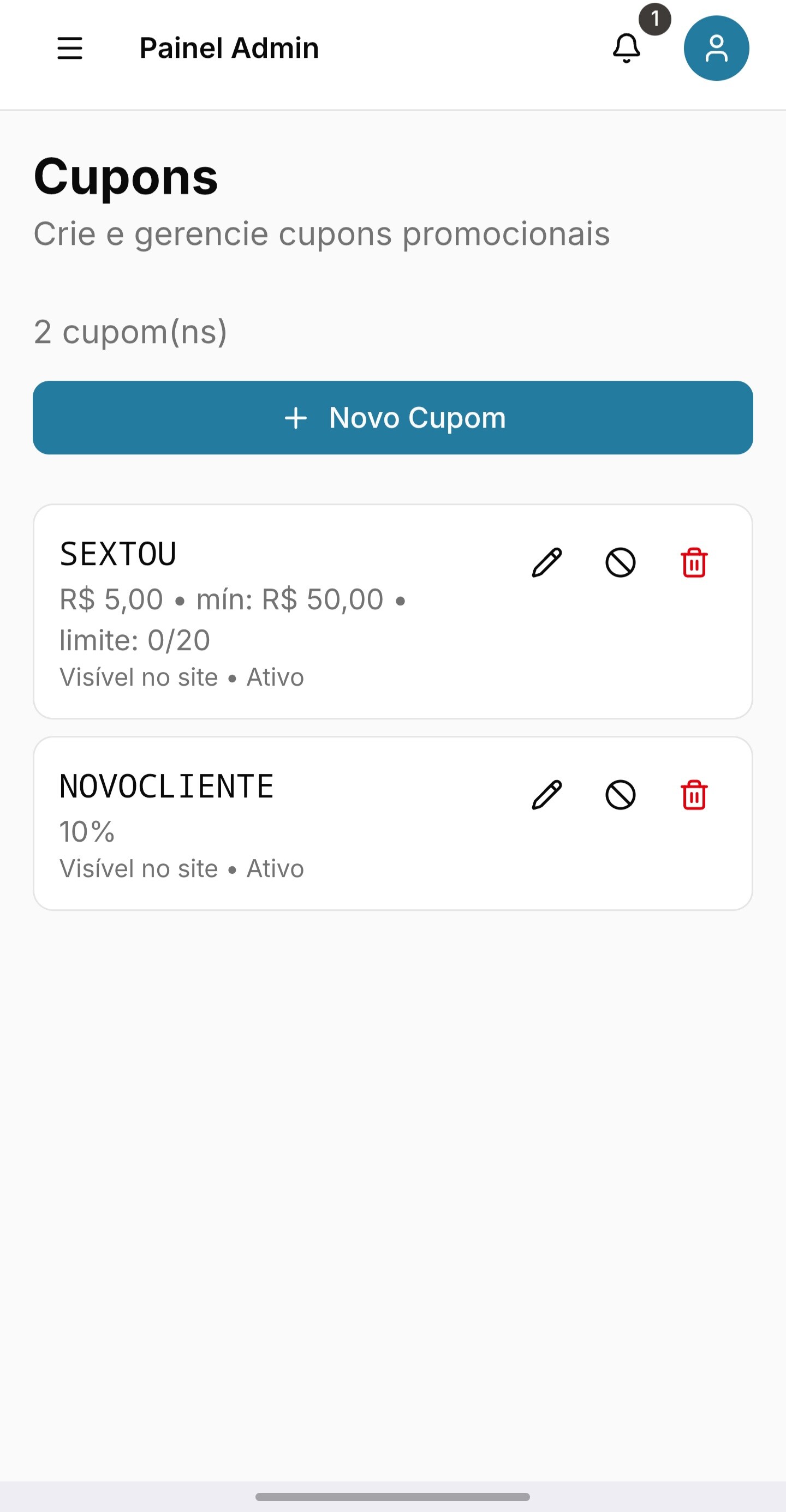 Cupons
